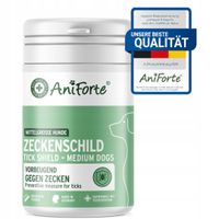 AniForte Kapsułki na kleszcze dla psa 10-35 kg drożdże piwne B1 60 szt