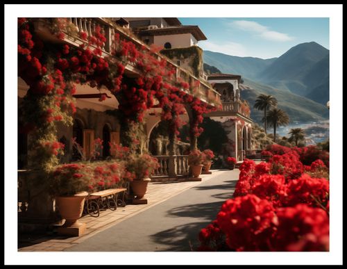 Plakat 80x60cm Czerwona Idylla na Arena.pl