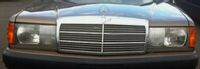 1984-1993 MERCEDES 190E 190 E D - LIstwy chrom grill chromowan
