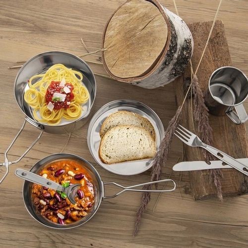 Menażka turystyczna harcerska na biwak obóz oryginalna czeska 7 elementów na Arena.pl