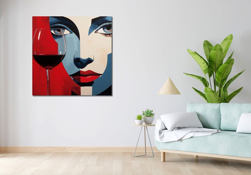 Obraz 100x100cm Żywa Czujność zdjęcie 2