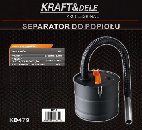 Separator do popiołu 20L KD479 na Arena.pl