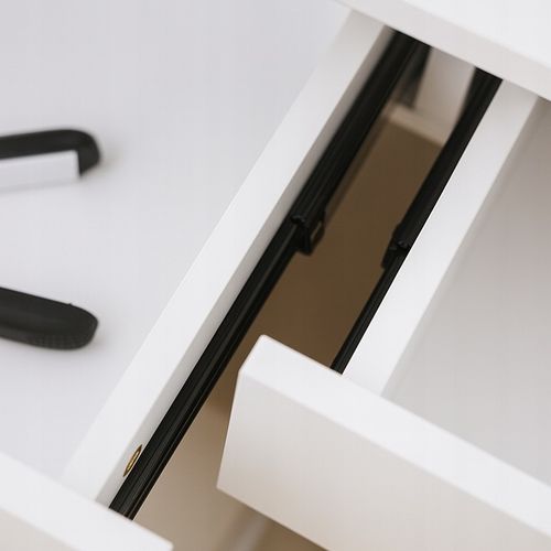 TOALETKA KOSMETYCZNA BIAŁA Z LUSTREM I OŚWIETLENIEM LED SUNNY + na Arena.pl