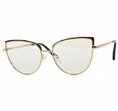 OKULARY ZERÓWKI Z FILTREM BLUE LIGHT DO KOMPUTERA OCHRONNE DAMSKIE KOCIE +