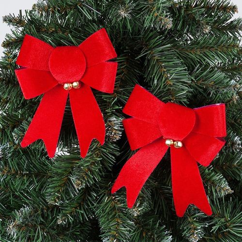 2x Kokarda Świąteczna Kokardka Dekoracyjna Ozdobna na Choinkę Prezenty na Arena.pl