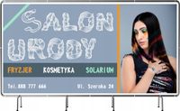 BANER REKLAMOWY 100x50cm SALON URODY gotowy projekt w cenie różne wzory