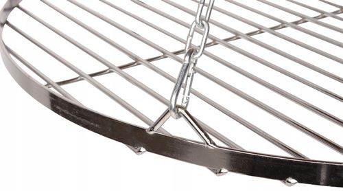 GRILL OGRODOWY TRÓJNÓG KUTY + RUSZT 60 CM WISZĄCY na Arena.pl