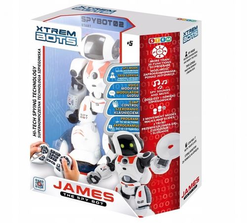 Robot TM Toys Robot James the Spy Bot na Arena.pl