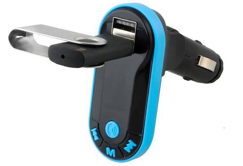 SOLIDNY TRANSMITER FM BLUETOOTH ŁADOWARKA 2X USB na Arena.pl