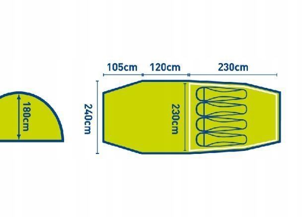 TRESPASS NAMIOT CATERTHUN 4 - 3000mm - KROSNO zdjęcie 4