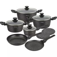 zestaw 12 elem. garnków marmurkowych klausberg kb-7658