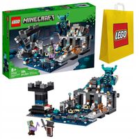 KLOCKI LEGO MINECRAFT 21246 BITWA W MROCZNEJ GŁĘBI DLA DZIECI + TORBA