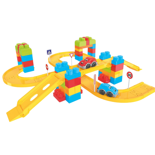 Edukacyjne Klocki Konstruktor Torów Z Autami Dla Dzieci 8324 na Arena.pl
