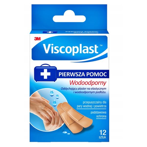 PLASTRY WODOODPORNE ZESTAW PLASTRÓW OPATRUNKOWYCH VISCOPLAST 12szt x 48 zdjęcie 6