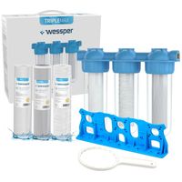 Wessper filtr wody 1" 3 stopniowy na cały dom + wkłady filtracja wstępna