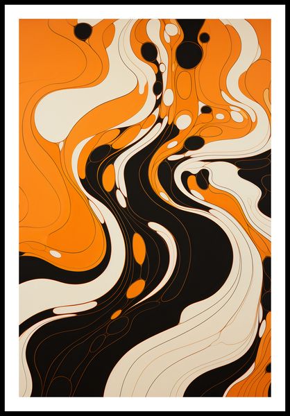 Plakat 61x91,5cm Tańczący Atrament zdjęcie 3