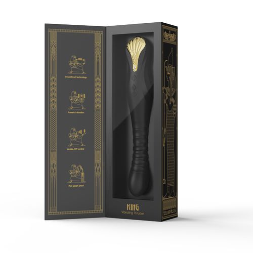Zalo King Vibrating Thruster Obsidian Black na Arena.pl