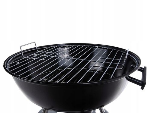 GRILL 39CM WĘGLOWY OKRĄGŁY Z POKRYWĄ I POKROWCEM GEKO G80512 na Arena.pl