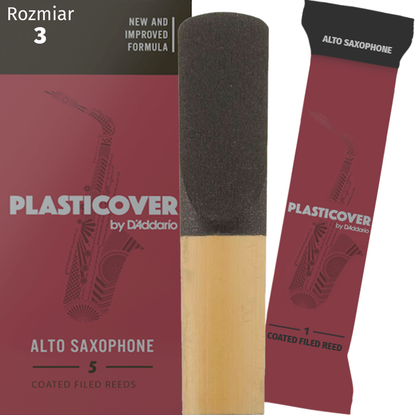 Stroik saksofon altowy 3,0 RICO Plasticover Czarny zdjęcie 1