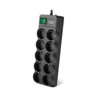 SVEN SF-10E-16 Listwa Zasilająca Przepięciowa 10 Gniazd 3680W, 5M