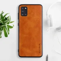 Etui AIORIA Vintage LEATHER do Samsung Galaxy A31 pomarańczowy