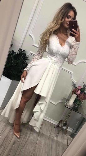 Sukienka Lora - ecru M (38) na Arena.pl