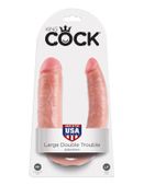 King Cock U-Shaped Large Podwójne dildo