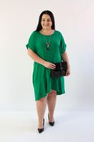 Zwiewna sukienka Lena Zielona XL
