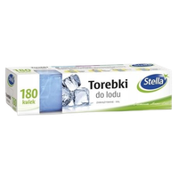 STELLA Torebki do lodu zawiązywane 180 kulek XXL