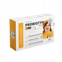 Aura Care Kids Probiotyk + prebiotyk, żywe probiotyki Radosny Brzuszek