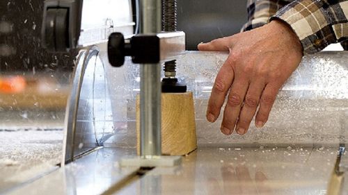 Piła formatowa system ochrony dłoni Hand Guard Standard formatówka pilarka na Arena.pl