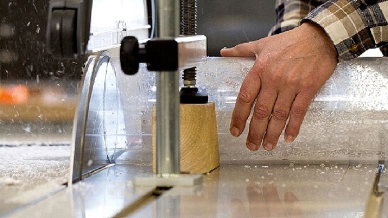 Piła formatowa system ochrony dłoni Hand Guard Standard formatówka pilarka zdjęcie 18