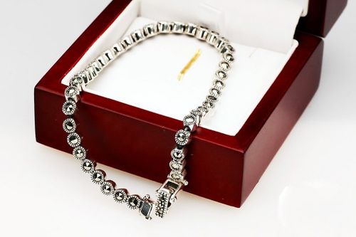 Srebrna bransoleta BDM3236 - Markazyty na Arena.pl