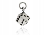 Wisiorek srebrny kostka do gry kość w0441 - 2,0g.