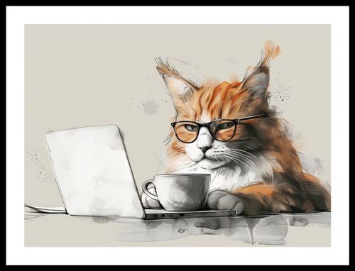 Plakat 55x40cm Nie przed Kawusią na Arena.pl