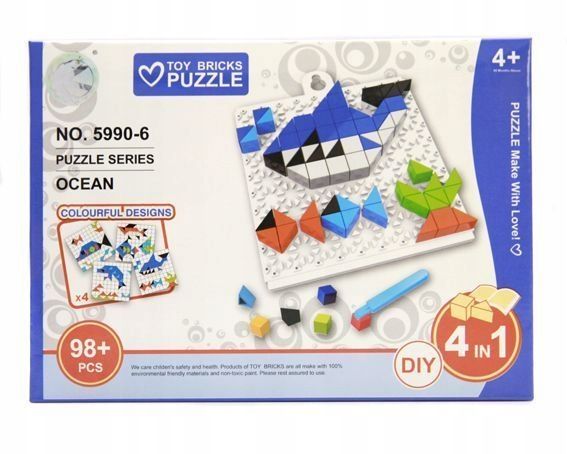 Puzzle układanka dla dzieci 98 elementów OCEAN zdjęcie 1