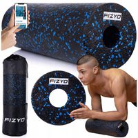 DUŻY Wałek do Masażu Pleców FIZYO Piankowy EPP Gładki Roller Fitness 45cm