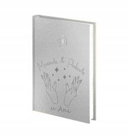 PLANER manicure tyg. ksiażkowy kalendarz A5 złoty srebrny 2026 grawer