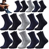 15x POLSKIE SKARPETY męskie zimowe bawełniane grube FROTTE 43-46