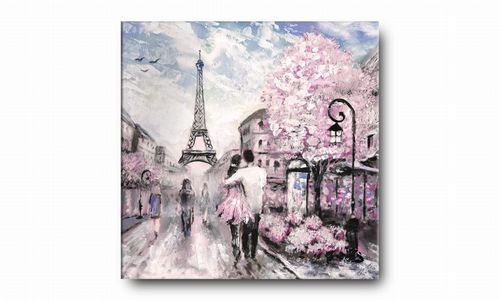 OBRAZ NA PŁÓTNIE 080 Paryż 40x40cm na Arena.pl