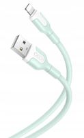 Kabel Przewód Ładowarka Mocny XO NB212 USB - USB C TYP C 1,0 m 2,1A Zielony
