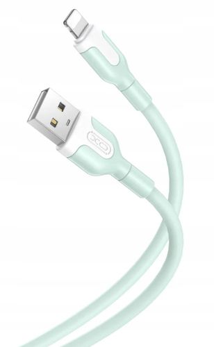 Kabel Przewód Ładowarka Mocny XO NB212 USB - USB C TYP C 1,0 m 2,1A Zielony na Arena.pl
