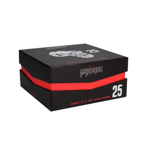 model 25   chastity cage   3.5 / 9 cm   transparent na Arena.pl