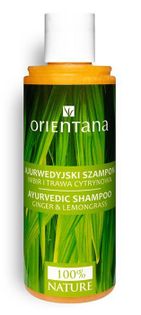 Orientana - Szampon do włosów. Imbir i trawa cytrynowa - 210 ml