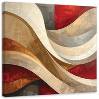 Obraz do salonu sypialni biura loftu, Abstrakcja linie 50x50