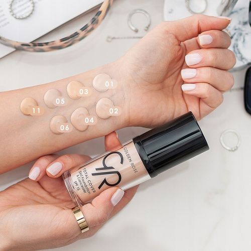 Golden Rose Podkład i Korektor 2w1 Kryjący Total Cover 30 ml 06 TAUPE na Arena.pl