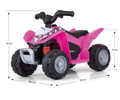 MILLY MALLY 4479 Pojazd na akumulator Quad HONDA ATV Pink na Arena.pl