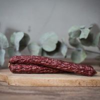 Kabanosy z kaczką, różą i sezamem 200g przysmak dla psa antyoksydanty