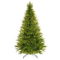 Choinka sztuczna 240 cm świerk naturalny jak żywy, ze stojakiem nowoczesny gęsty