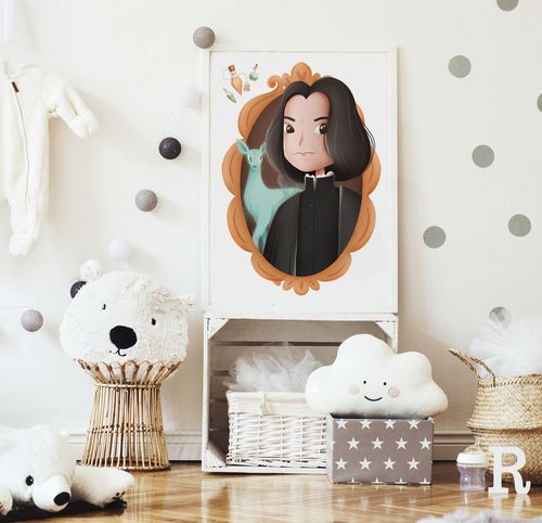 Plakat slytherin snape harry potter 21x29,7 cm A4 na Arena.pl